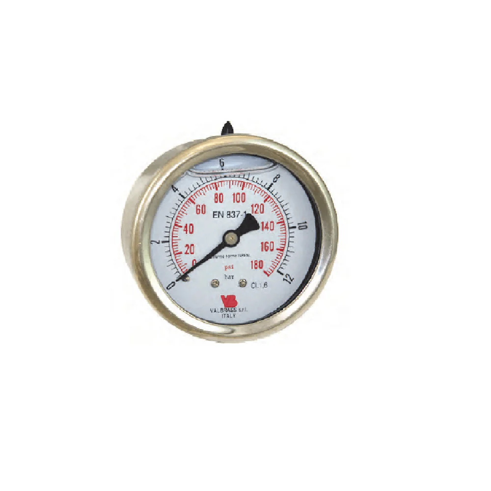 MANOMETRO INOX 0-6BAR 1/4" POST
