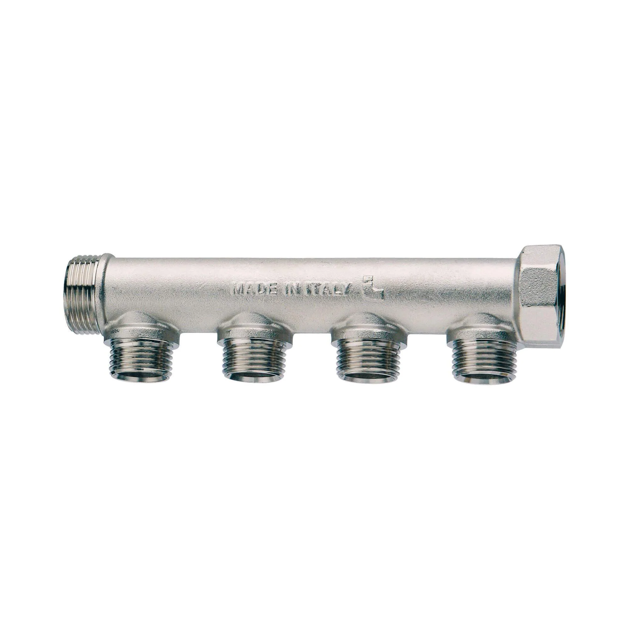 MANIFOLD BRONCE 3/4" 2 SALIDAS X1/2"