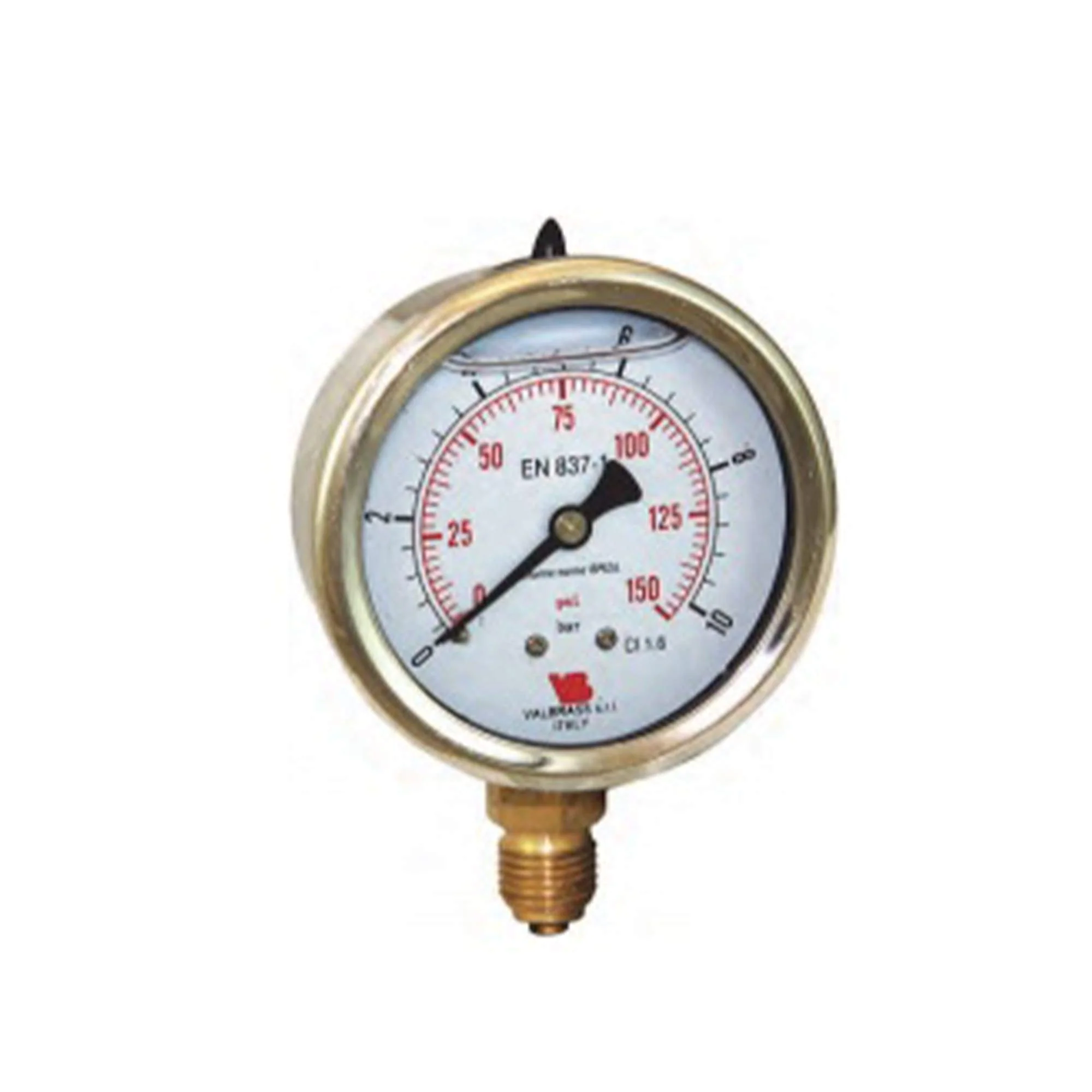 MANOMETRO INOX 0-6BAR 1/4" RAD